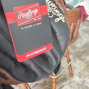 Rawlings Playmaker Black and Brown Glove